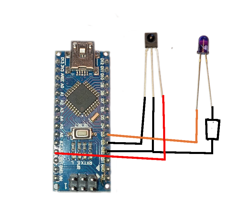 TSOP2238 Lichtschrane Schaltung